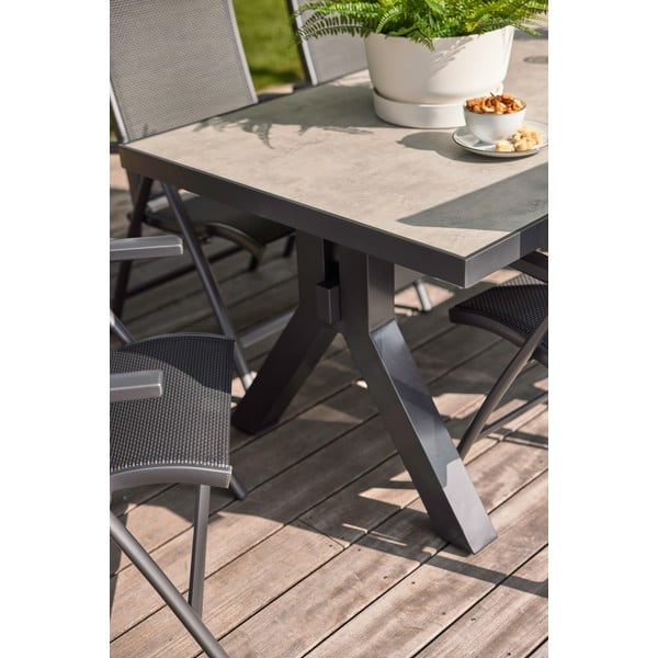 Temno siv kovinski vrtni stol Salvatore – Hartman-image-3