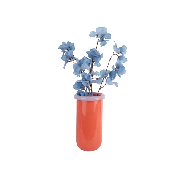 Oranžna steklena vaza (višina 25 cm) Plegado  – PT LIVING-image-3