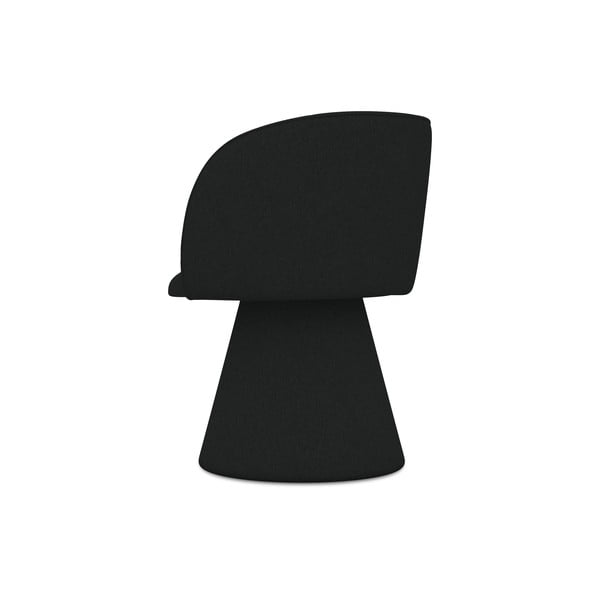 Črn oblazinjen jedilni stol Maia – Makamii-image-3