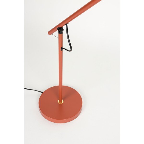 Rdeča kovinska namizna svetilka (višina 45,5 cm) Aero – White Label-image-3