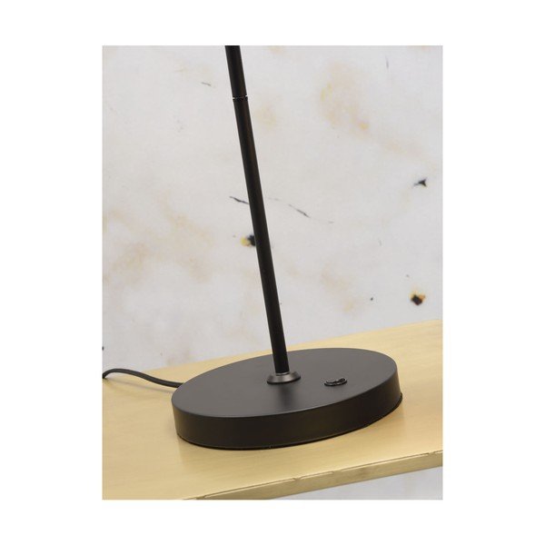 Črna namizna svetilka s kovinskim senčnikom (višina 55 cm) Lyon – it's about RoMi-image-2