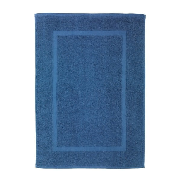 Modra bombažna kopalniška preproga Wenko Slate, 50 x 70 cm