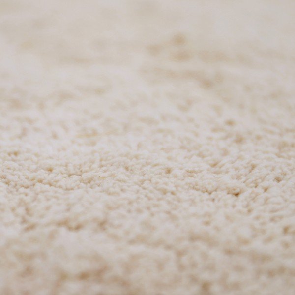 Kremno bela pralna ročno tkana bombažna okrogla preproga ø 110 cm Perla Sable – Nattiot-image-2