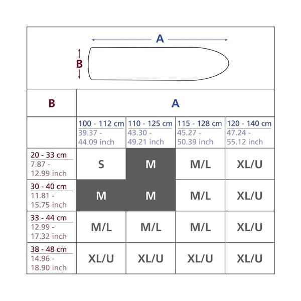 Modra bombažna prevleka za likalno desko Wenko Air Comfort, dolžina 125 cm-image-2