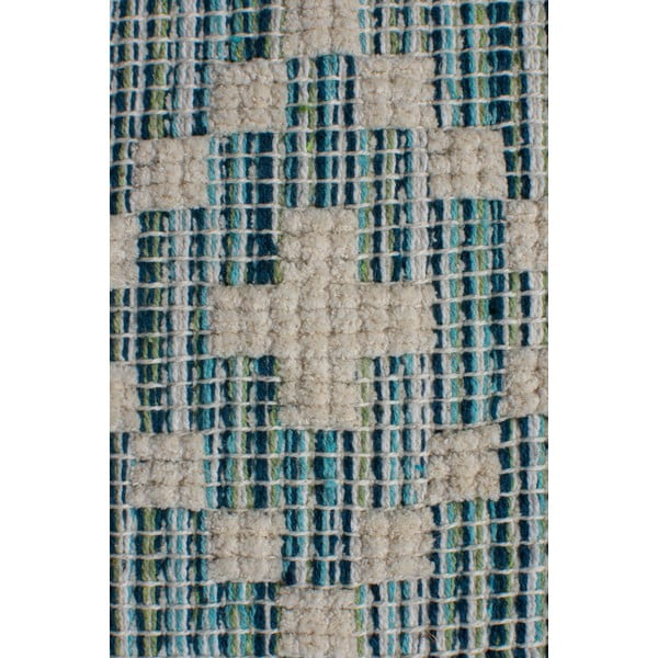 Bež-moder bombažen tekač Flair Rugs Leela, 60 x 200 cm-image-2