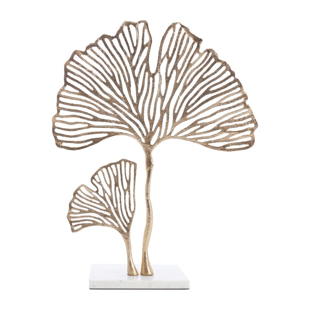 Kovinski kipec (višina 48 cm) Leaf
