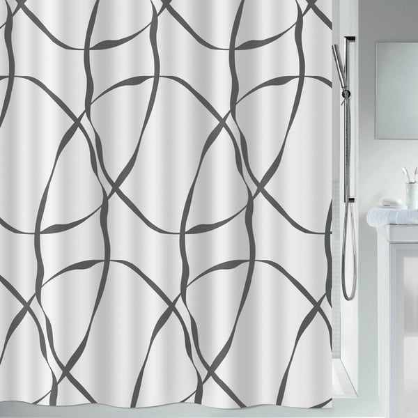 Zavesa za tuš 180x200 cm Ribbon – Spirella