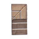 Rjava/bež bombažna brisača 50x100 cm Sauna – Zone