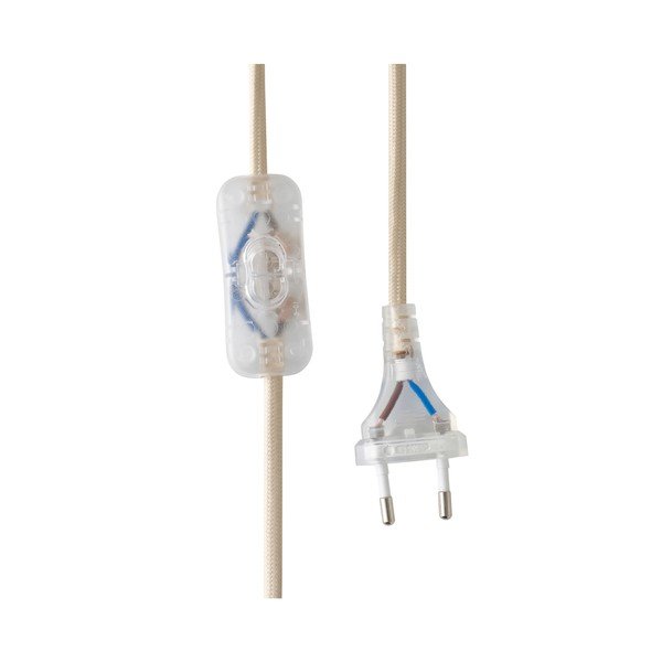 Bela/bež iz poliresina namizna svetilka (višina 58 cm) Shelley – Ellos Home-image-4