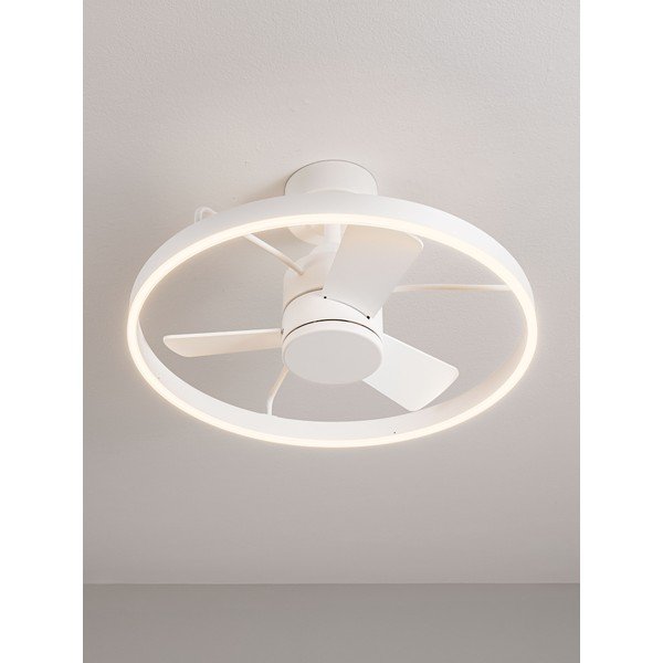 Bela kovinska LED zatemnitvena stropna svetilka Lunair – Nova Luce-image-2