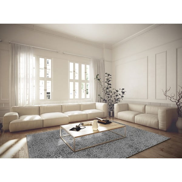 Siva volnena preproga 200x300 cm Claudine – Agnella-image-1