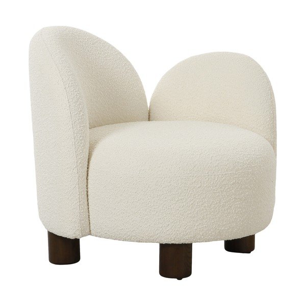 Bel fotelj iz tkanine bouclé Honolulu – House Nordic-image-2