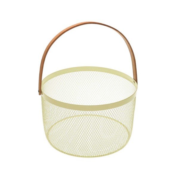 Kovinska košara Versa Cream White-image-1