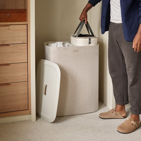Tekstilni koš za perilo 45+45 l Tota – Joseph Joseph-image-1