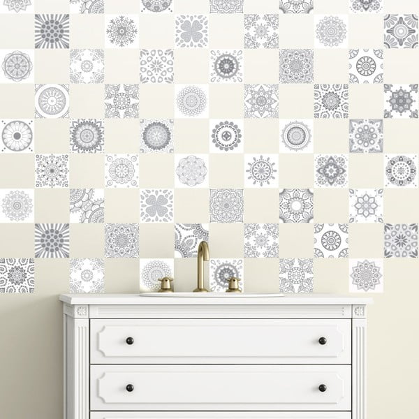 Komplet 60 nalepk Ambiance Dandellion-image-3