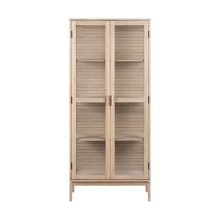 Vitrina v hrastovem dekorju 80x180 cm Linley – Actona