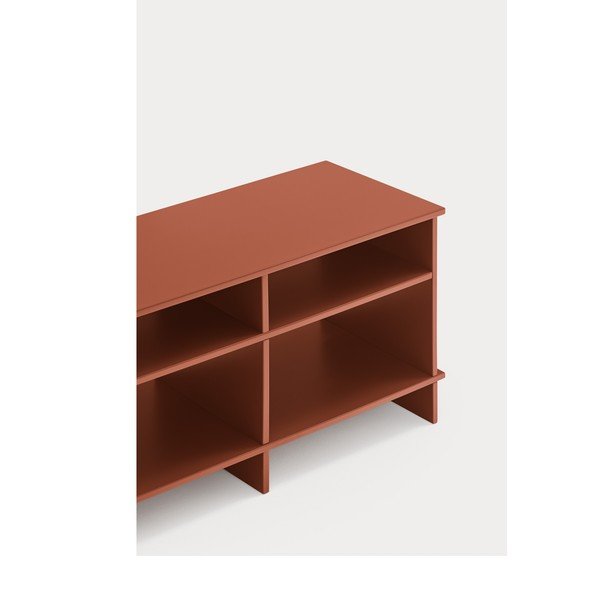 Opečnato oranžna TV omarica 180x50x40 cm Inari – Teulat-image-3