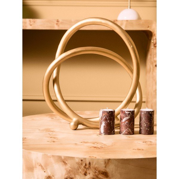 Okrogla klubska mizica v naravni barvi ø 80 cm Mota – Premier Housewares-image-4