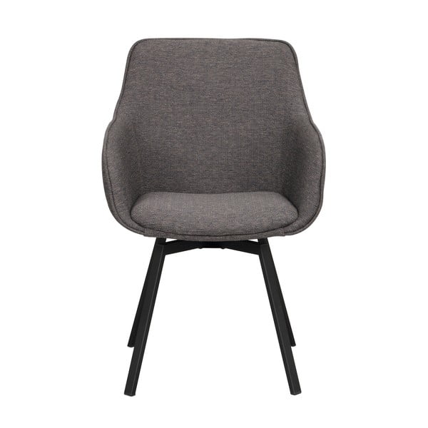 Sivi oblazinjeni jedilni stoli v kompletu 2 ks Alison – Rowico-image-2