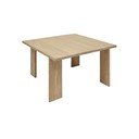 Klubska mizica iz masivnega hrasta v naravni barvi 75x75 cm Oy – OYOY Living Design