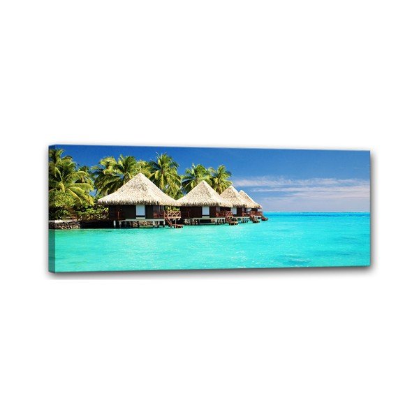 Slikarstvo Styler Hiše iz platna, 60 x 150 cm-image-1