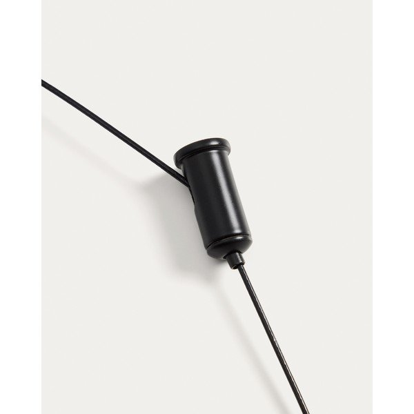 Črna LED zatemnitvena stropna svetilka s kovinskim senčilom ø 16 cm Porte – Kave Home-image-4