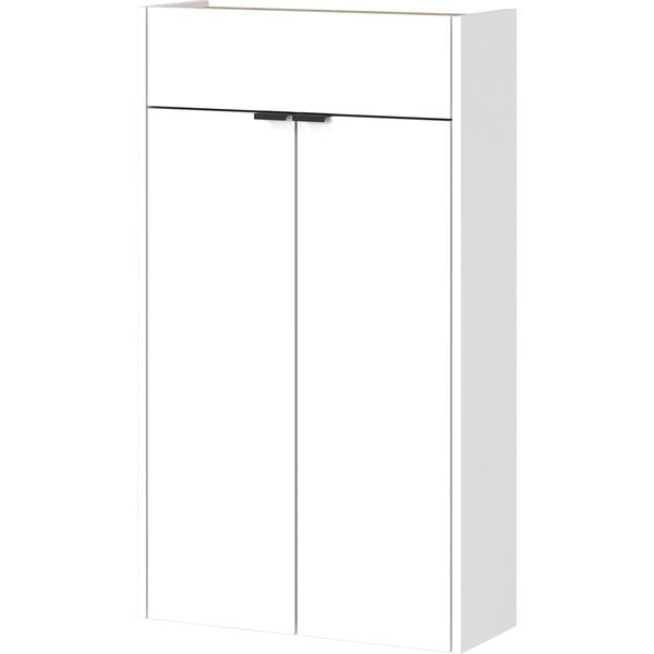 Bela omarica v hrastovem dekorju 56x97x22 cm Ameca – Germania