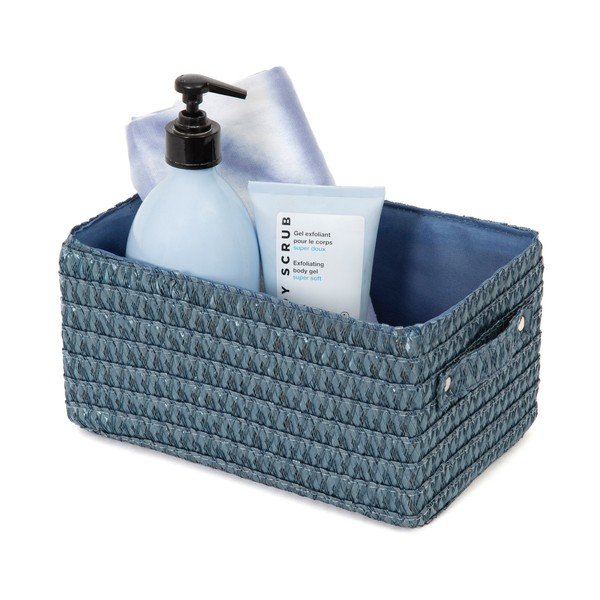 Modra košara za shranjevanje Compactor Lilou Basket Blue-image-3