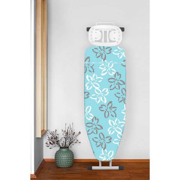 Modra bombažna prevleka za likalno desko Wenko Flowers M-image-1