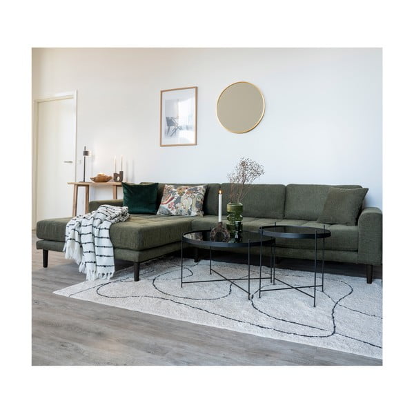 Zelena kotna sedežna garnitura (levi kot) Lido - House Nordic-image-4