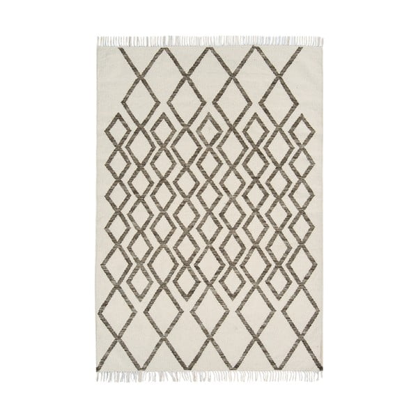 Bež-siva preproga Asiatic Carpets Hackney Diamond, 160 x 230 cm