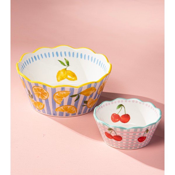 Rumena/svetlo modra skleda ø 16 cm Capri – Ladelle-image-3