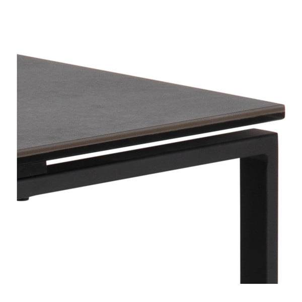 Črne kavne mizice v kompletu 3 kos Katrine - Actona-image-4