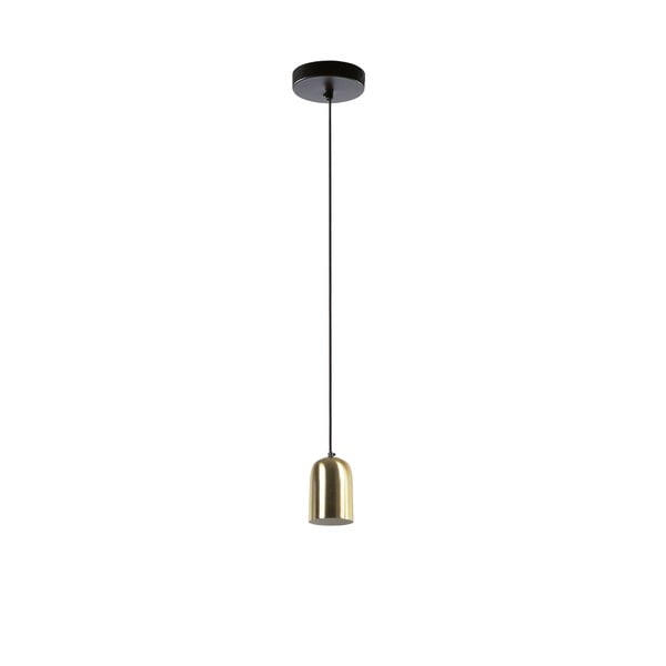 Stropna svetilka s kovinskim senčnikom v črno-zlati barvi ø 10,5 cm Eulogia - Kave Home