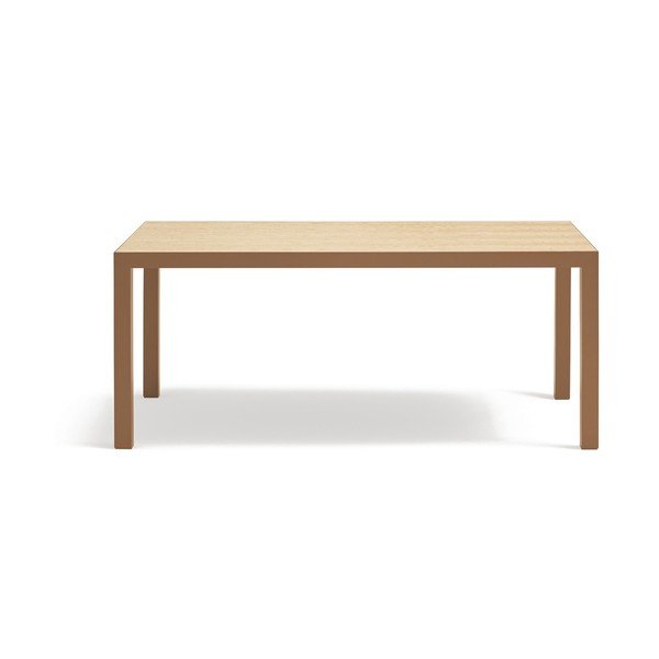 Jedilna miza s hrastovo mizno ploščo 75x180 cm Alma – Teulat-image-2