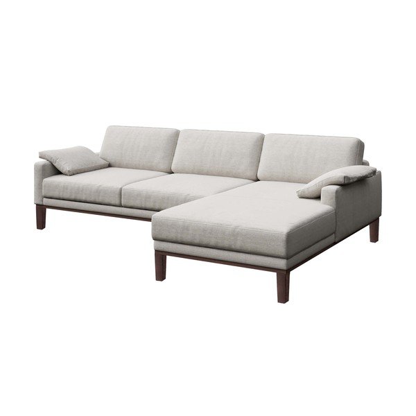 Krem sedežna garnitura MESONICA Musso, desni kot-image-2