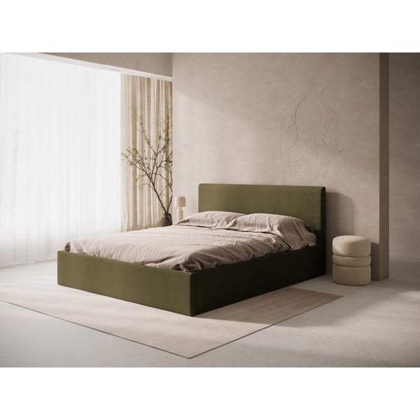 Zeleno oblazinjeno vzglavje 150,5x100 cm Remo – Micadoni -image-1