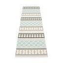Siv/turkizen zunanji in notranji tekač 70x270 cm Asta Pale Turquoise – Pappelina