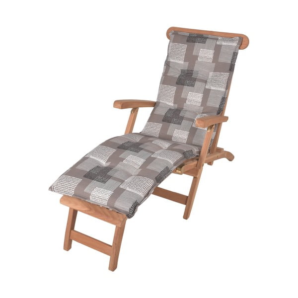 Siva vrtna sedežna blazina za ležalnik 52x170 cm Stoke – Sun Garden