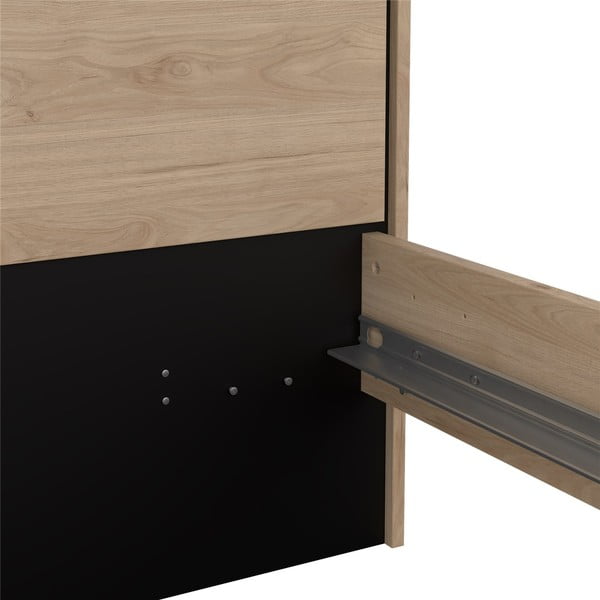 Zakonska postelja brez letvenega dna 160x200 cm v naravni barvi Ry – Tvilum-image-4