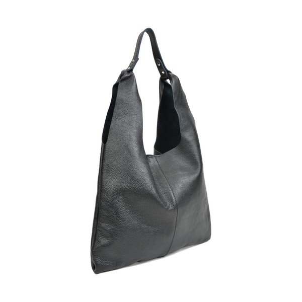 Črna usnjena torbica Sofia Cardoni Hobo-image-1