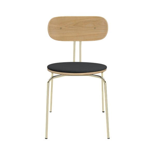 Antracitno siv/zlat jedilni stol Curious – UMAGE-image-2