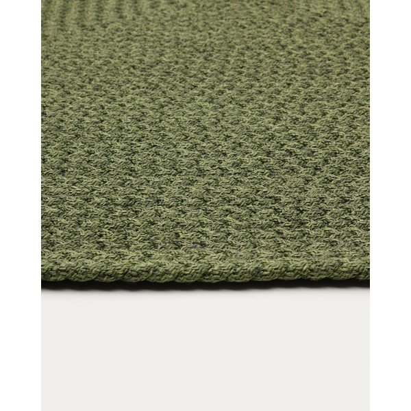 Zelena notranja in zunanja preproga iz recikliranih vlaken 160x230 cm Despas – Kave Home-image-3