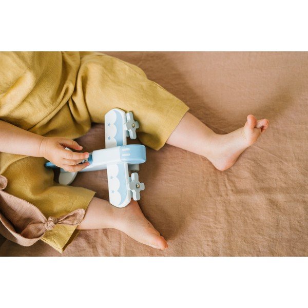 Oranžna otroška lanena rjuha Linen Tales Nature, 90 x 200 cm-image-2