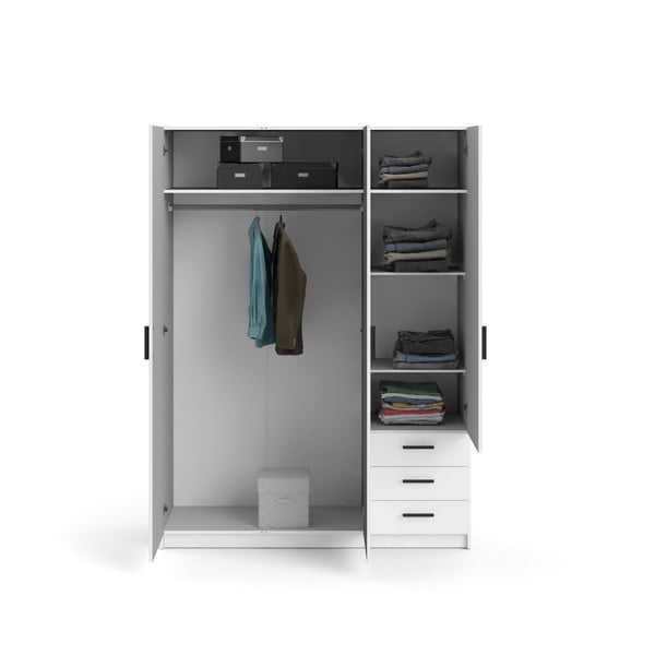 Bela garderobna omara 147x200 cm Sprint – Tvilum-image-2