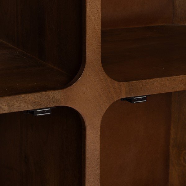 Rjava omarica iz masivnega manga 104x110x45 cm Nosy – Ixia-image-3