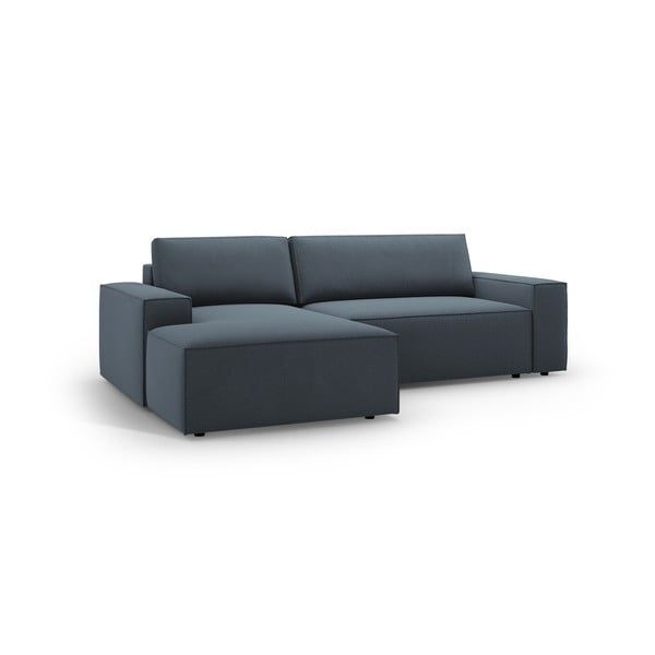 Modra raztegljiva kotna sedežna garnitura (levi kot) Jodie – Micadoni Home-image-2