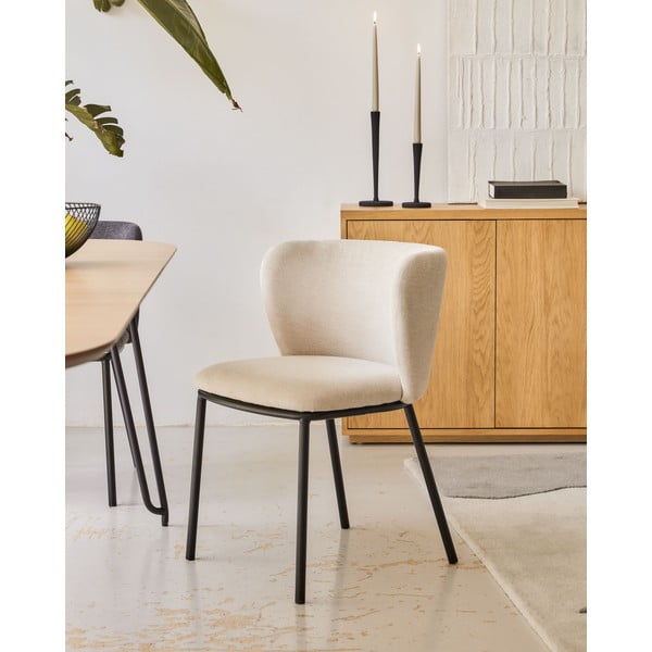 Bež jedilni stol Ciselia - Kave Home-image-1