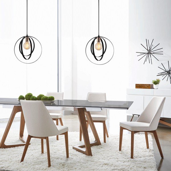 Črna viseča svetilka Opviq lights Vaveyla-image-4