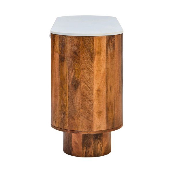 Komoda iz masivnega manga v naravni barvi 140x75x45 cm Torcino – Premier Housewares-image-2